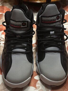 Nike Air Jordan Jumpman Team II GG 820276 007 Black/Pink/Gray Size 5.5Y